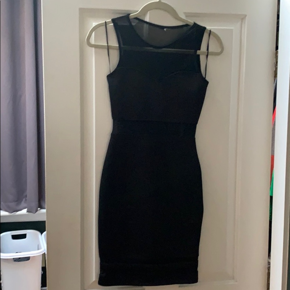 H&M Women’s Black and mesh dress 00